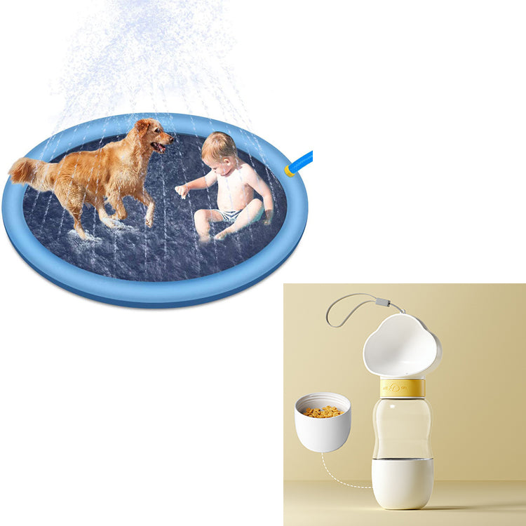 Halkfri vattenlekmatta för barn och hundar